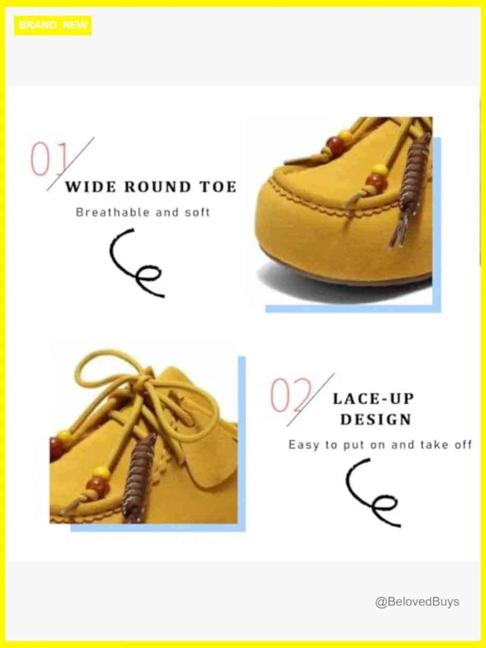 Women's Suede Platform Mules with Lace Up Beaded Fashion Casual - Picture 4 of 6
